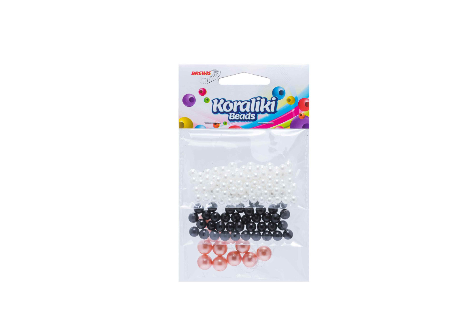 Koraliki 3 kolory KZ7 Brewis monochrom